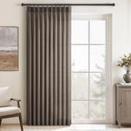 Topfinel 108 Inch Curtains 1 Panels Set, One Packs Pinch Pleat Back Tab by Topfinel