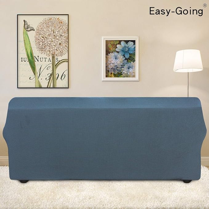 Easy-Going Stretch Oversized Sofa Couch Slipcover Washable Bluestone | 1-Piece - Image 4