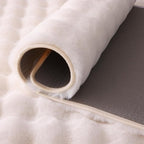 White Rabbit Plush Rug 8'x10', Fluffy Faux Fur Shaggy Area Rug - Image 7