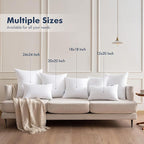 MIULEE 16x24 Throw Pillows Inserts 2 Pack, Decorative Pillows - Image 8