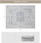 Washable Rugs 8x10 Area Rugs for Living Room, Dining Room, Playroom | Ultra - Image 2