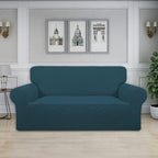 Easy-Going Stretch Oversized Loveseat Couch Covers Washable Deep Teal | 1-Piece - Image 2