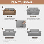 Easy-Going 100% Waterproof Couch Cover, 3 Cushion Couch Slipcover - Image 5