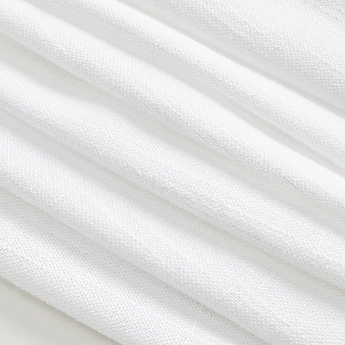 MYSKY HOME Short Curtains for Small Kitchen Windows 45 inches Length, Linen - Image 6