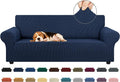 Stretch Couch Covers for Sofa, 3 Cushion Couch Slipcover, Elastic Bottom for by KEKUOU