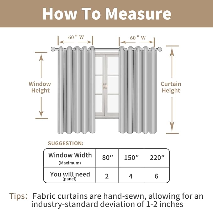 Natural Linen Curtains 84 Inches Long - Image 7