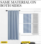 NICETOWN Blackout Curtains for Living Curtains, Vintage Blue, 2 Panels - Image 5