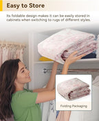 RELEANY Washable Area Rug, Runner 2'6"x5', Water Repellent, Pet Friendly - Image 6