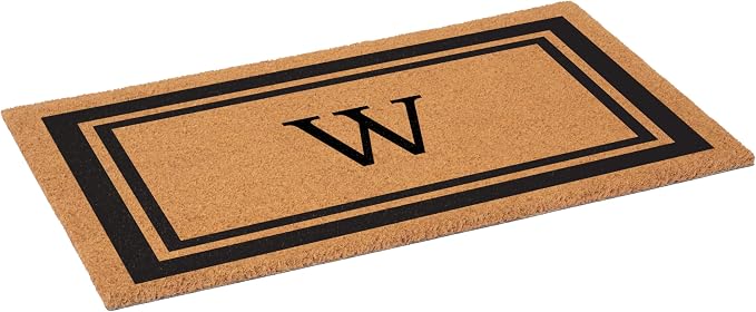 Calloway Mills 152961830W Black Border 18" x 30" Monogram Doormat - Image 3
