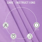 Blackout Curtains 52 x 45 inch Lavender Curtains Set of 2 Panels/Thermal - Image 4