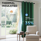 Joydeco Blackout Curtains 84 Inchs Long 42 Wide Black Out Curtains 2 Panels - Image 5