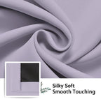 SimpleHome Lilac 100% Blackout Curtains Room Darkening Living Room 84 Inch | - Image 7