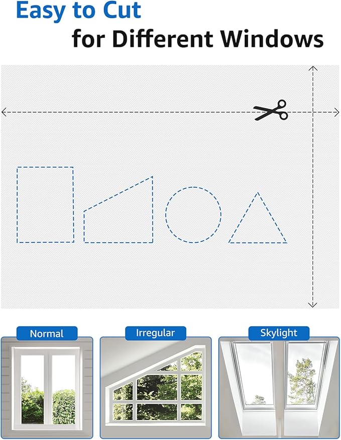 Blackout Curtains 75"x60" Portable No Drill Black Out Window Cover | 100% - Image 4