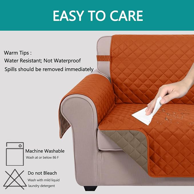 U-NICE HOME Loveseat Sofa Cover - Image 4
