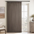 Topfinel 102 Inch Curtains 1 Panels Set, One Packs Pinch Pleat Back Tab Linen by Topfinel