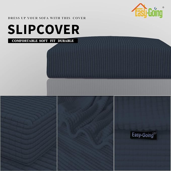 Easy-Going Stretch 1 Piece Chair Couch Cushion Cover - Image 3