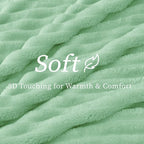 BEDELITE Ribbed Fleece Throw Blanket - Image 4