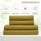 Yellow Pinch Pleated Curtains 84 Inch Length 2 Panels Set Noise Cancelling - Image 5