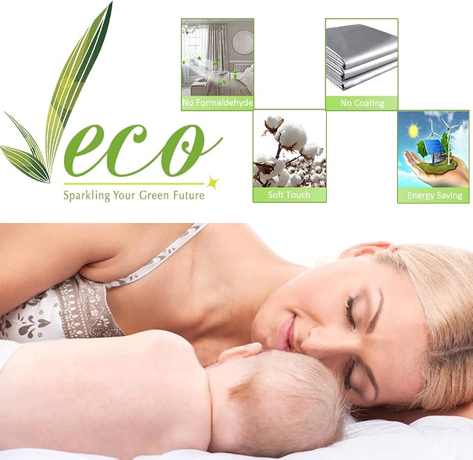 NICETOWN 100% Blackout Curtains Thermal, Noise Reduction and Privacy Curtains - Image 7