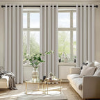 MIULEE Blackout Curtains for Bedroom 2 Panels 40 x 84 Inch Long Natural | - Image 6