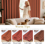 H.VERSAILTEX Solid Thermal Insulated Grommet Blackout Window Curtain Panels - Image 5