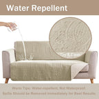 Quilted Grand Sofa Covers for 4 Cushion Couch, Couch Cover for Grand Sofa - Image 3