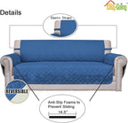 Easy-Going Reversible Couch Cover, Small Chair, Water Resistant Furniture Mat - Image 3
