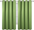 Light Green Blackout Curtains 66 x 63 Inch Length/Set of 2 Curtain - Image 2