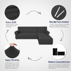 PureFit Super Stretch Sectional Couch Covers - Image 3