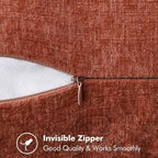 MIULEE Fall Decorative Couch Throw Pillow Covers 16x16 Inch Burnt Orange | 2 - Image 7