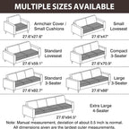 Fixwal Waterproof Flannel Dog Couch Cover, 27.6" x 47", Dark Brown | Integrated - Image 2