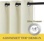NICETOWN 66 Inch Long Blackout Curtains - Image 6