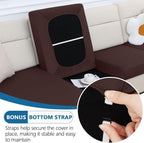 Milk Silk Couch Cushion Covers, Sofa Covers Washable - Image 4