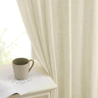 Joydeco Linen Curtains 90 Inch Length 2 Panels Set - Image 5