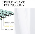 NICETOWN White Samll Window Blackout Curtain Panels, 50% Light Blocking Curtains - Image 4