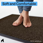 GORILLA GRIP Waterproof Traffic Guard Door Mat, 2 Pack, Indoor Outdoor Heavy - Image 8