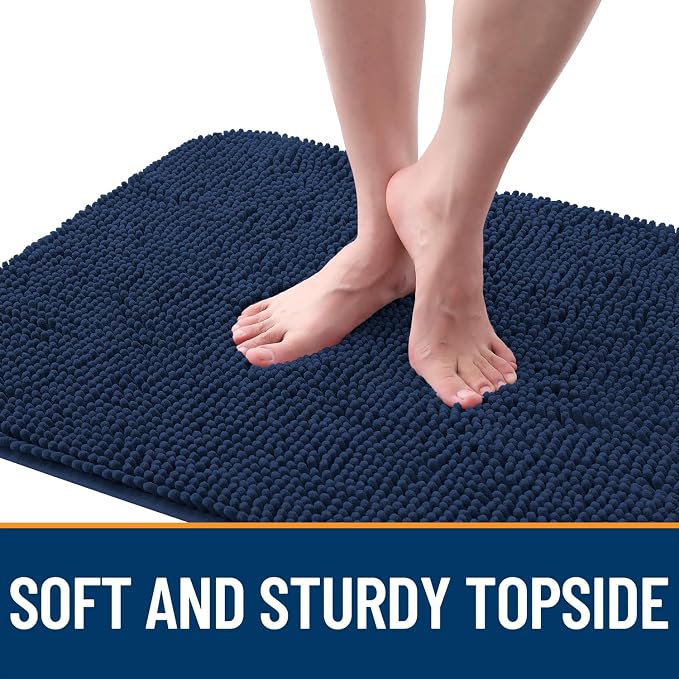 OLANLY Dog Door Mat for Muddy Paws 24x16, Super Absorbent Chenille Mud Mat | - Image 4