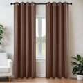 Joydeco Blackout Curtains 84 Inch Length 2 Panels Set, Thermal Insulated Long by JOYDECO