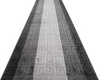 3 Ft Gray Entryway Kitchen Bath Rug Mat, Non Slip Washable, Soft | 2'2" x 3 Ft - Image 4