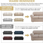 4 Piece Stretch Sofa Covers for 3 Cushion Couch Covers Furniture Slipcovers - Image 4