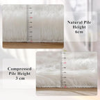 ORINOVA White Fluffy Faux Fur Rugs - Image 4