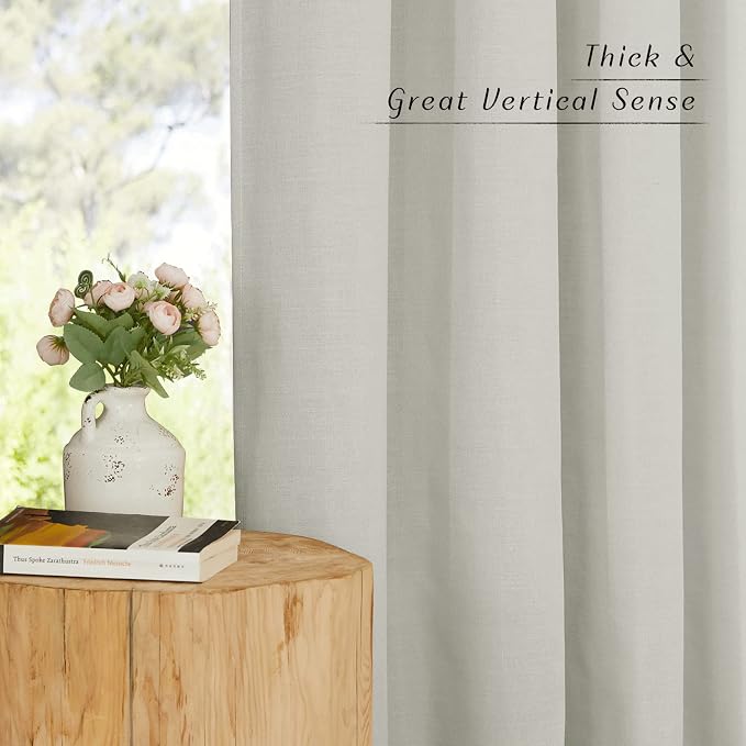 NICETOWN Linen 78 inch Curtains - Image 3