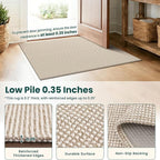 KOZYFLY Runners for Hallways 2x5 ft Washable Kitchen Runner Non Slip Rubber - Image 5