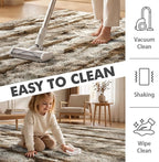 Area Rugs for Living Room, 6x9 Feet Soft Fluffy Shagg Plush Rug High Pile Large - Image 7
