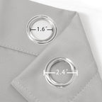 Blackout Curtains 66 x 95 inch/Light Grey Curtains Set of 2 Panels/Thermal - Image 6