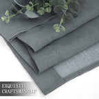 Tollpiz Sheer Tier Curtains Kitchen Linen Textured Half Curtain Sheers Light - Image 7