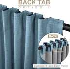 Faux Linen Total Blackout Curtains - Image 3