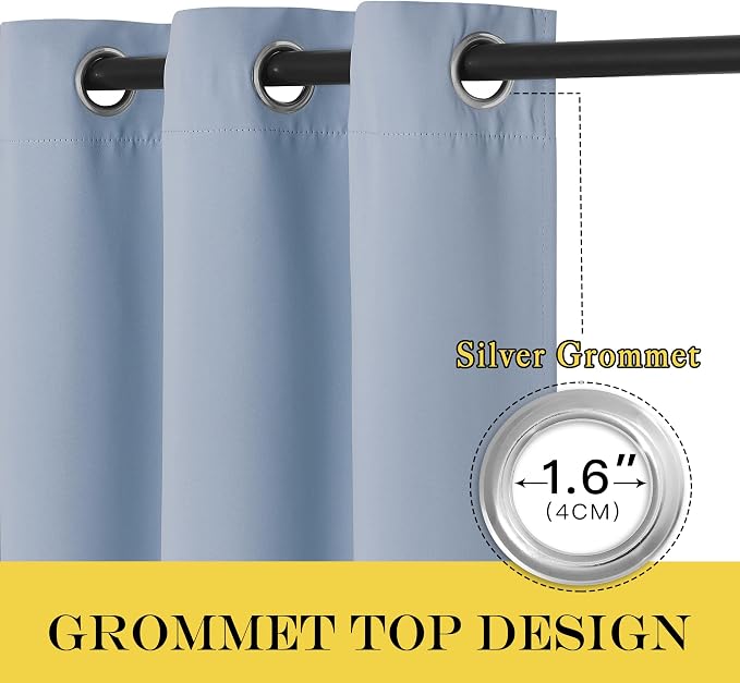 NICETOWN Blackout Room Divider Curtains - Image 6