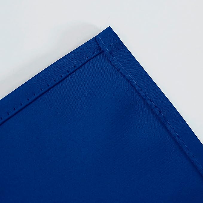 Blackout Curtains 38 x 63 inch/Royal Blue Curtains Set of 2 Panels/Thermal - Image 8