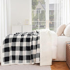 PU MEI Sherpa Fleece Throw Blanket 60" x 80" Reversible Plush Fluffy Large Big - Image 7